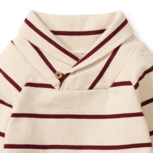 Load image into Gallery viewer, Shawl Collar Jumpsuit: 0-3M
