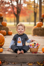 Load image into Gallery viewer, Ghost Dog Trick or Treat  Romper
