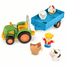 Load image into Gallery viewer, Lights and Sounds Toy Tractor Playset by Battat
