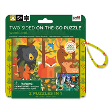 Load image into Gallery viewer, Two Sided Woodland On-The-Go Puzzle
