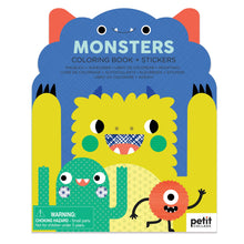 Load image into Gallery viewer, Coloring Book with Stickers: Monsters
