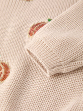 Load image into Gallery viewer, Rylee Faith Pumpkin Sequin Sweater
