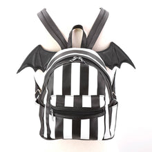 Load image into Gallery viewer, Bat Wing Striped Mini Backpack

