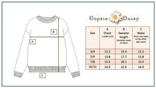Load image into Gallery viewer, Oopsie Daisy Teal Flower Crew Neck Sweater

