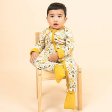 Load image into Gallery viewer, Emerson Honey Bees Bamboo Zippy Pajamas
