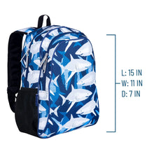 Load image into Gallery viewer, Sharks Backpack - 15 Inch
