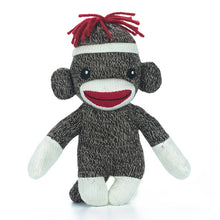 Load image into Gallery viewer, 6&quot; Sock Monkey w/ Red Embroidered Heart/Black
