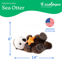 Load image into Gallery viewer, Earth Keeperz Sea Otter medium 14" Recycled Plush
