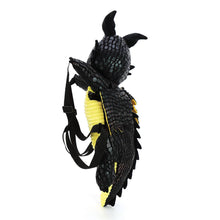 Load image into Gallery viewer, Black Dragon Stuffed Backpack
