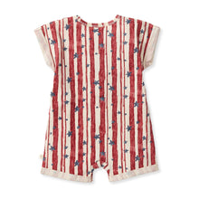 Load image into Gallery viewer, Stars &amp; Stripes Baby Romper
