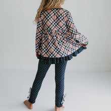 Load image into Gallery viewer, Plaid and Polka Dot Fall Set
