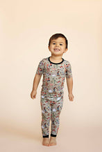 Load image into Gallery viewer, Round Up Gang Short Sleeve Pajamas: 2T
