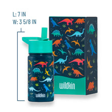 Load image into Gallery viewer, Jurassic Dinosaurs 14 oz Stainless Steel Water Bottle
