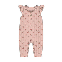 Load image into Gallery viewer, Willow + Whimsy 2 Piece Sleeveless Coverall Set:Pink
