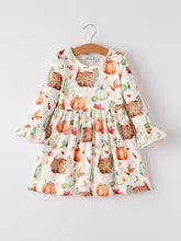 Load image into Gallery viewer, Rylee Faith Vintage Fall Print Dress

