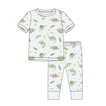 Load image into Gallery viewer, Tres Beau et Belle Bamboo Dinosaur Pajama Set

