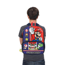 Load image into Gallery viewer, Super Mario Game Favorites 16” Backpack For School And Travel
