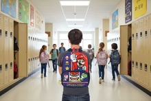Load image into Gallery viewer, Super Mario Game Favorites 16” Backpack For School And Travel
