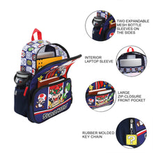 Load image into Gallery viewer, Super Mario Game Favorites 16” Backpack For School And Travel

