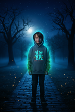 Load image into Gallery viewer, Sock Monkey Kids Mickey Minnie Mummy Hoodie Glow in the Dark
