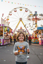 Load image into Gallery viewer, Sock Monkey Kids Monarch Youth Tee
