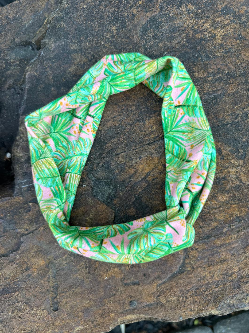 Merca-Bows Twist Headband Palms