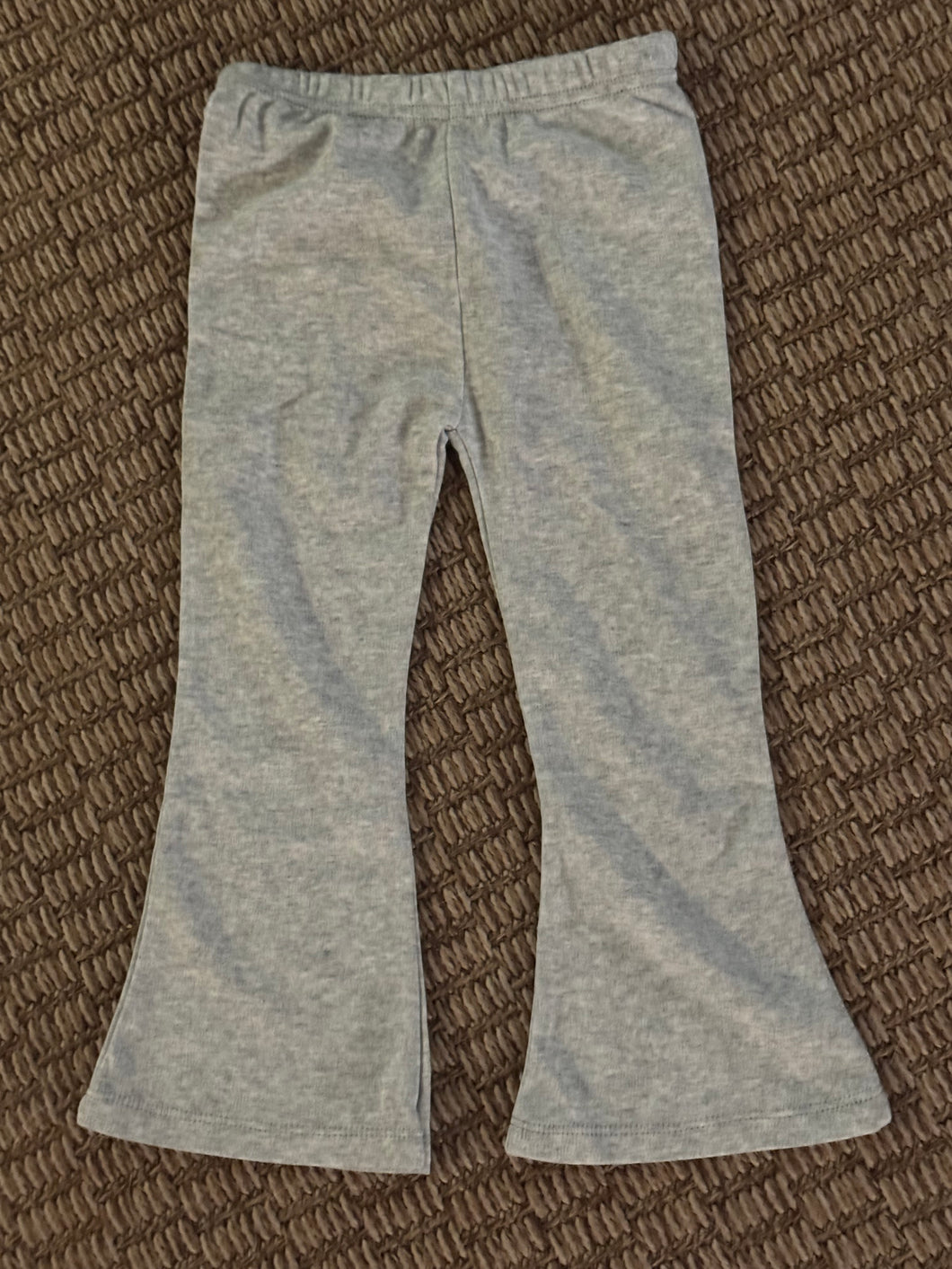 Girls Grey Flare Joggers