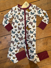 Load image into Gallery viewer, Sock Monkey Bamboo Zippy Butterflies
