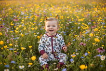 Load image into Gallery viewer, Sock Monkey Bamboo Zippy Butterflies
