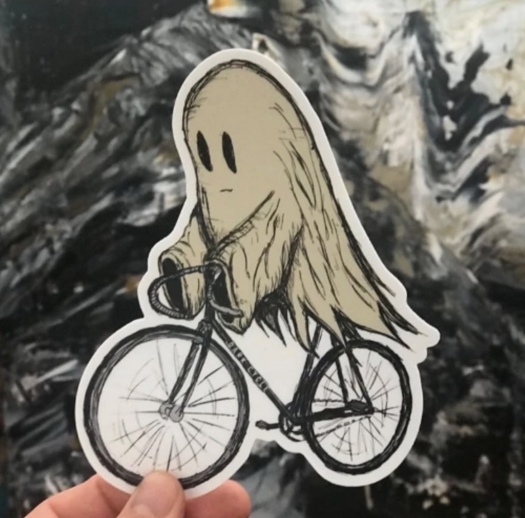 Dark Cycle Ghost Sticker