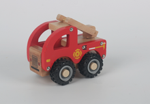 Load image into Gallery viewer, Birchwood Fire Truck Wooden Toy
