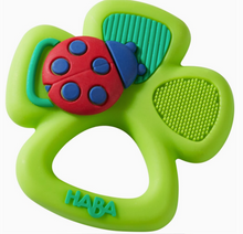 Load image into Gallery viewer, Haba Shamrock Silicone Teether
