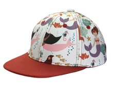 Load image into Gallery viewer, Emerson Snapback Hat Mermaids

