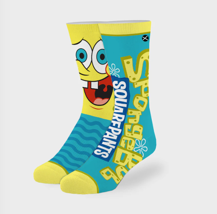 Odd Sox Sponge Bob Big Face 7-10Y