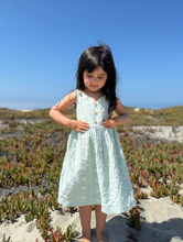 Load image into Gallery viewer, Vignette Penny Dress Blue Eyelet
