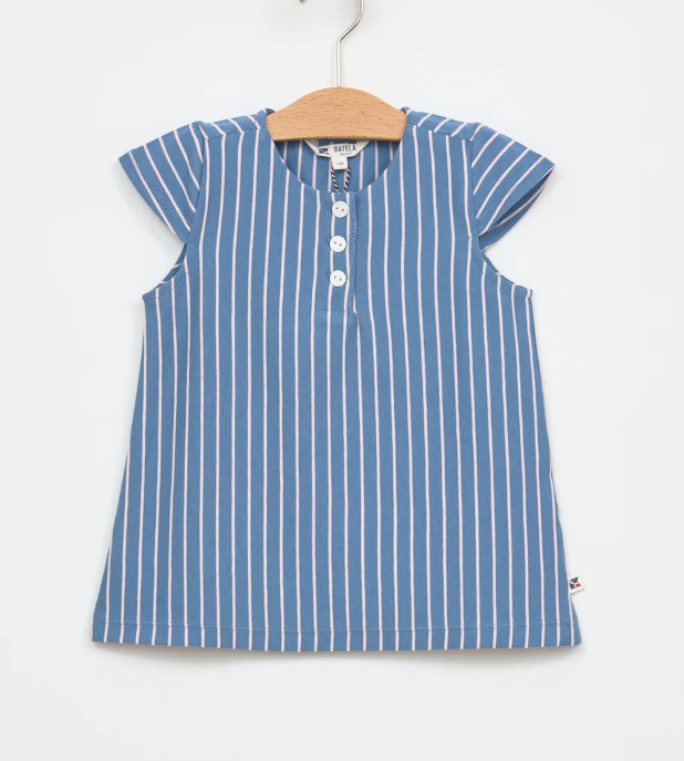 Batela Vertical Strip Dress