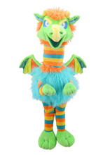 Load image into Gallery viewer, Balderdash Dragon Puppet Strider
