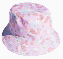 Load image into Gallery viewer, Kid&#39;s Reversible Bucket Hats
