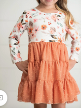 Load image into Gallery viewer, Autumn Print Long Sleeve Dress
