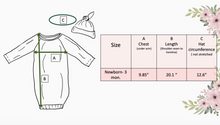 Load image into Gallery viewer, Blue Fish Baby Gown with Cap
