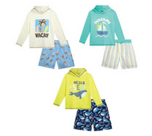 Load image into Gallery viewer, Swimsuit Station Baby Trunks and Rash Guard

