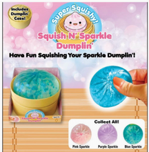 Load image into Gallery viewer, Zorbitz Squish and Sparkle Dumplin'
