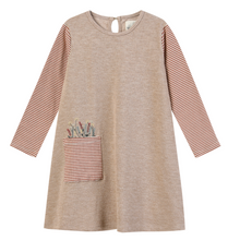 Load image into Gallery viewer, Vignette Quinn Dress Rust Floral
