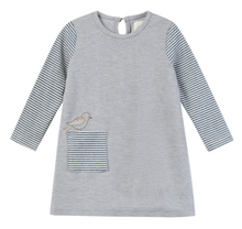Load image into Gallery viewer, Vignette Quinn Dress Blue Bird
