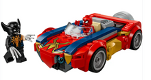 Load image into Gallery viewer, Lego Spider-Man Car vs. Venomized Wolverine
