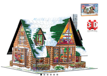 Load image into Gallery viewer, 3D Log Cabin Puzzle
