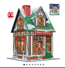Load image into Gallery viewer, 3D Santas Workshop Puzzle
