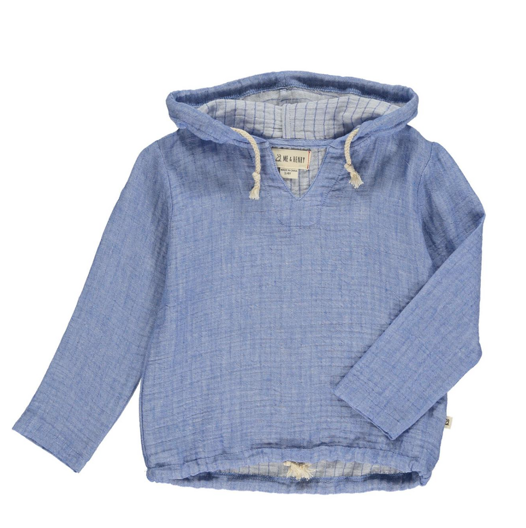 Me & Henry St Ives Hoodie Blue