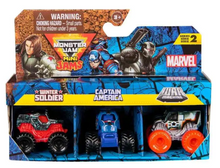 Load image into Gallery viewer, Monster Jam Mini Marvel Bundle Sets
