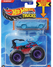 Load image into Gallery viewer, Hot Wheels Monster Truck w/Die Cast Vehicle
